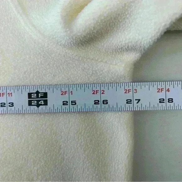 Vintage Tradition Fleece Crewneck Sweatshirt Snowflake Embroidered Ivory 3X - Picture 10 of 16